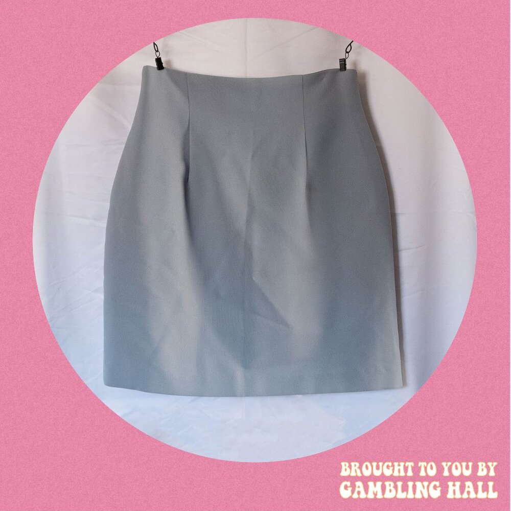 Vintage powder blue skirt